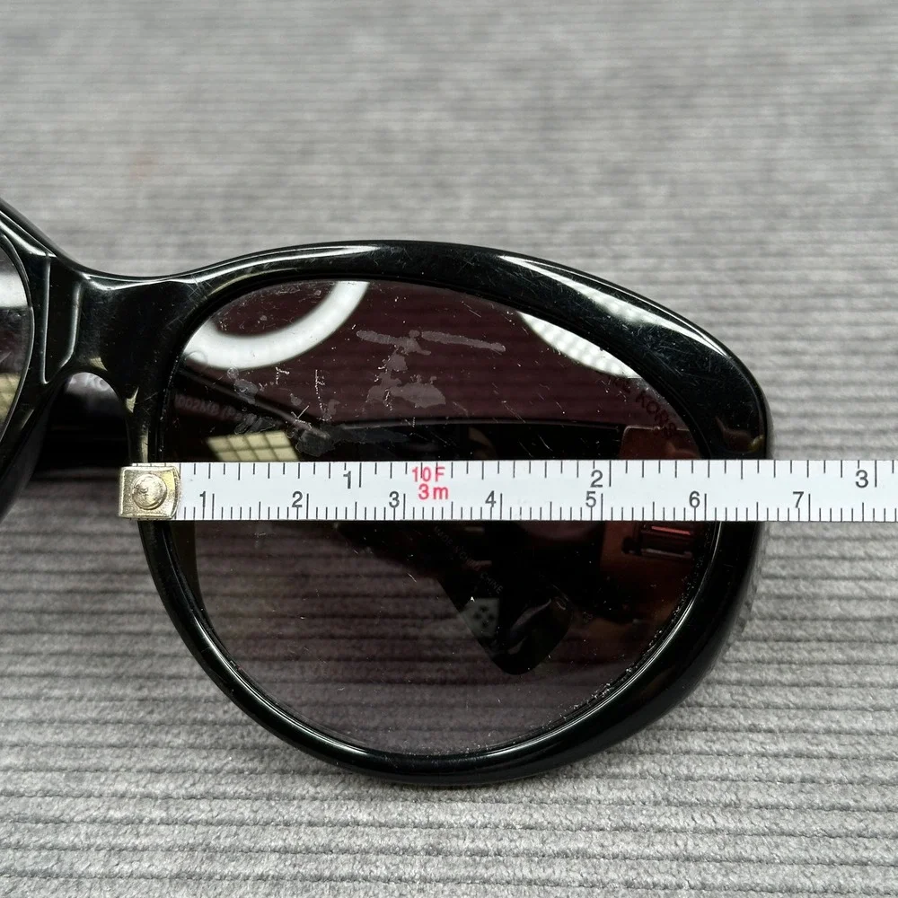 Michael Kors MK2002MB Paris Black Butterfly‎ Sunglasses Crystal Baguette Details